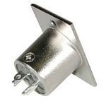 Cablestogo XLR Panel Mount Male Connector (80488)